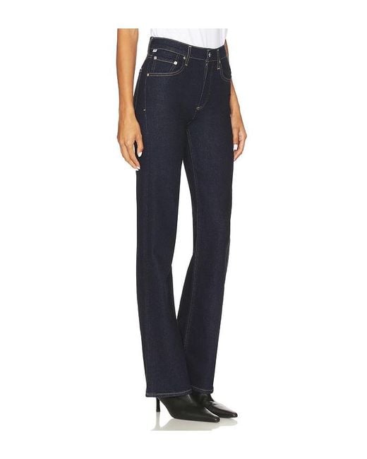 Citizens of Humanity Blue Vidia Mid Rise Boot Jeans