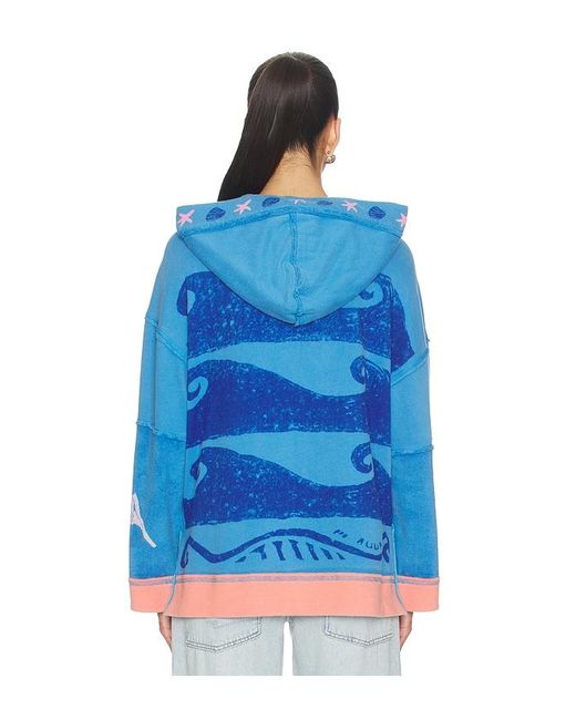 Free People Blue X We The Free Seashell Cardi