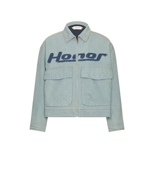 Honor The Gift Blue Frequency Denim Jacket for men