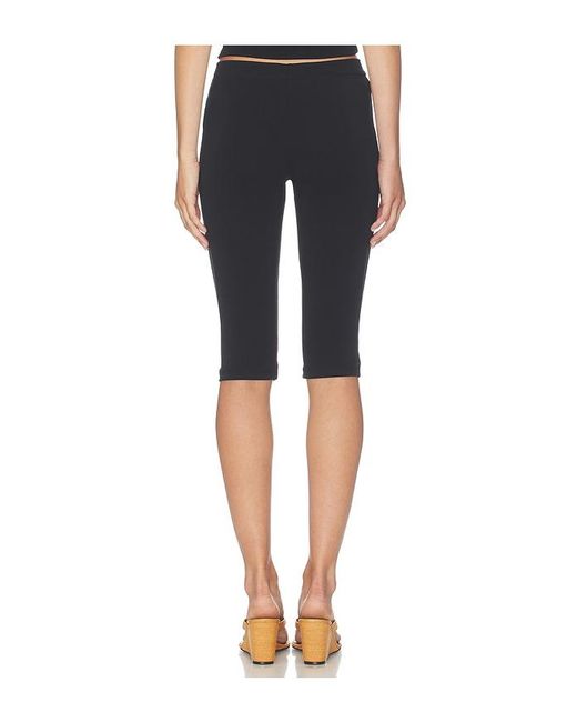Oddli Black Button Capri
