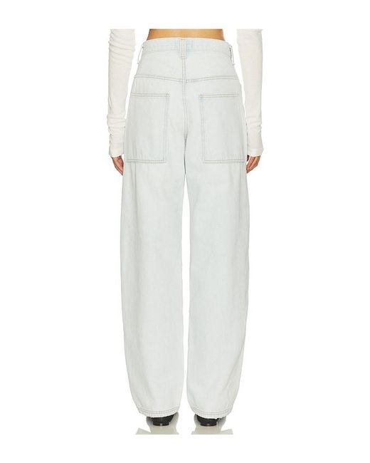 Agolde White Laria Pierced Jeans