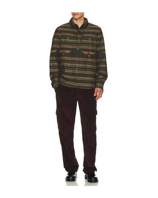 Iron & Resin Green Lawland Shirt for men