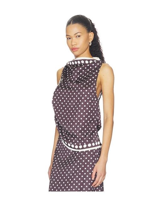 Stone Cold Fox Purple X Revolve Porsha Top