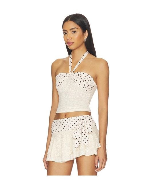 Tiger Mist White Kayli Top