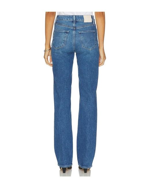 PAIGE Blue Stevie Straight Leg Jeans
