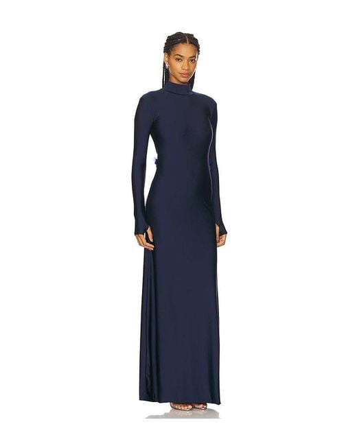 Mariandree Gaitan Blue Mariel Dress