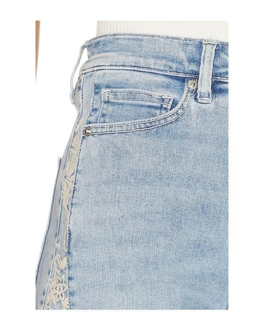 Veronica Beard Blue Joplin Wide Flare Jeans