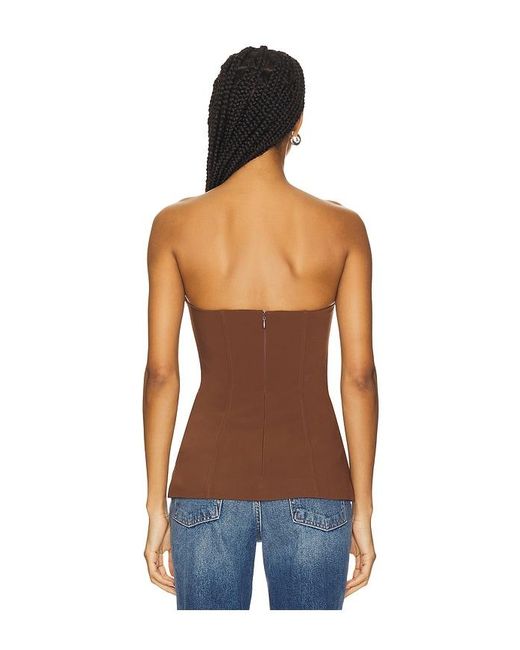 Lovers + Friends Brown Noah Top