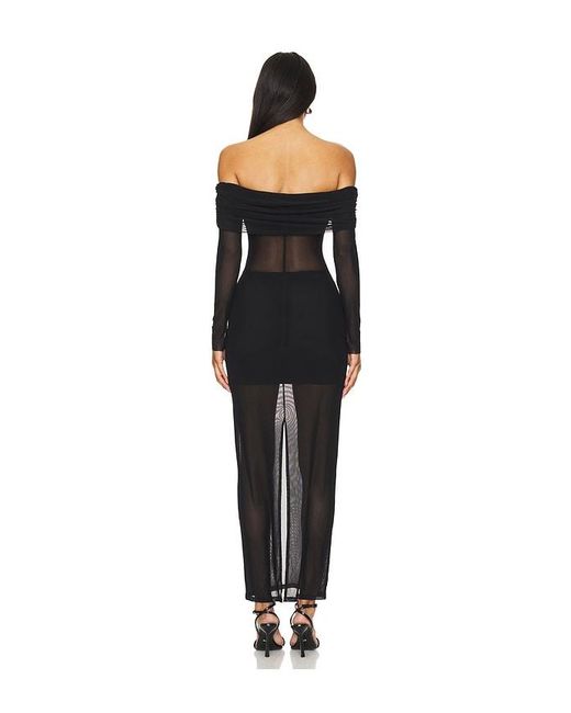 Lovers + Friends Black Fio Maxi Dress