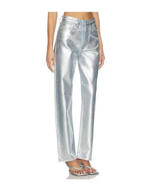 Agolde Blue 90's Mid Rise Loose Fit Jeans