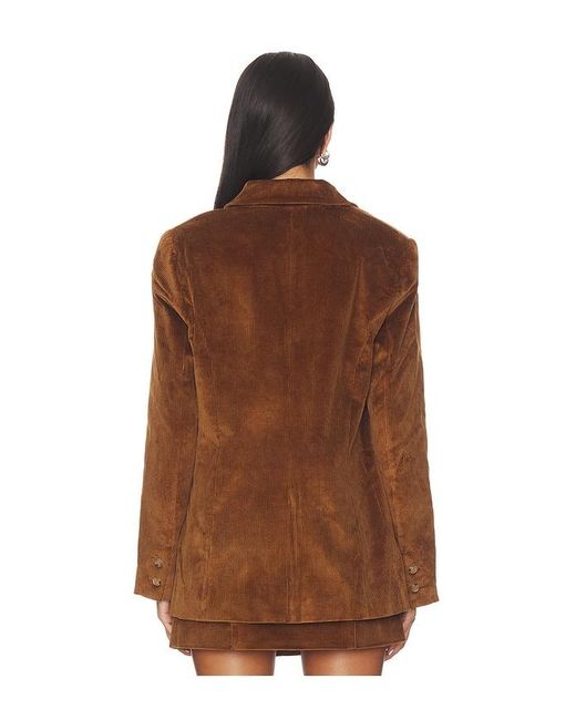Astr Brown Boyfriend Blazer