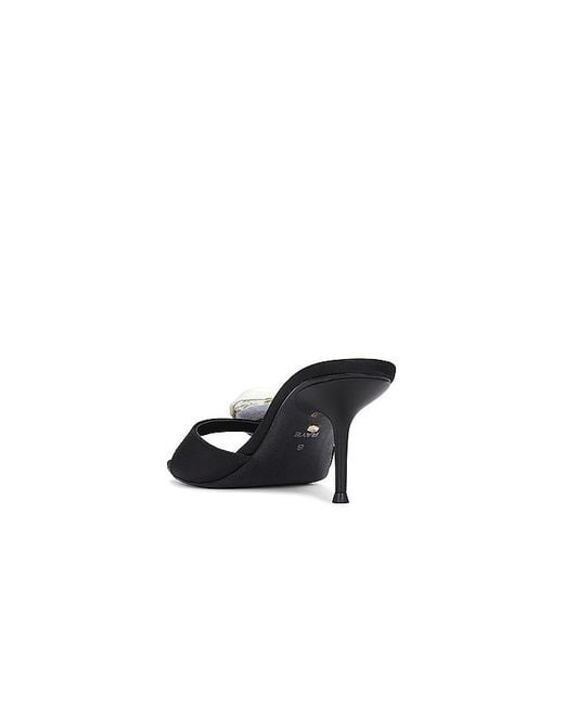 Raye Black Pantolette Rosette
