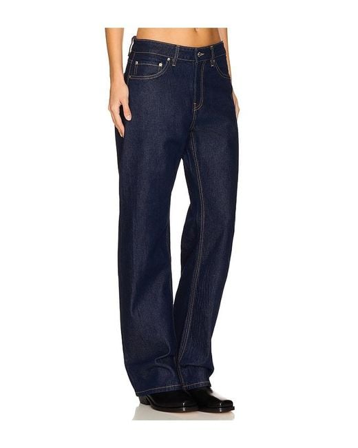 EB DENIM Blue Alida Loose Bowed Jeans