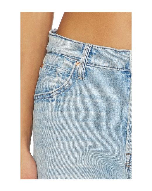 Mother Blue The Delinquent Button Nerdy Jeans