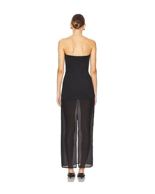 SNDY'S Black Chloe Sheer Dress