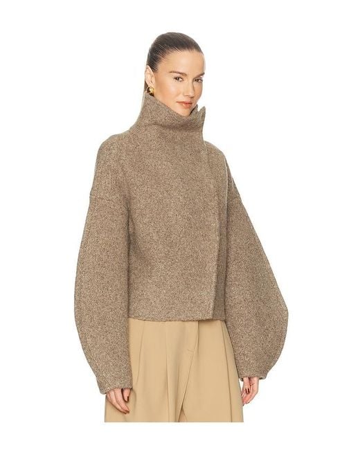 Camila Coelho Natural Wynter Boiled Knit Jacket