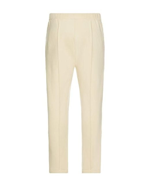 BOUND Natural Straight Leg Pleat Joggers for men