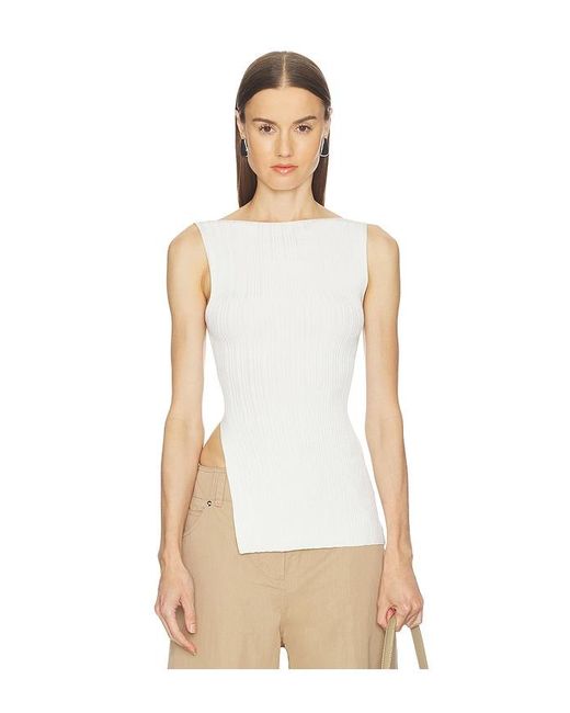 Camila Coelho White Haylen Top