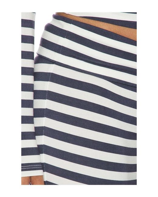 Caroline Constas Blue Bailey Capri Pants