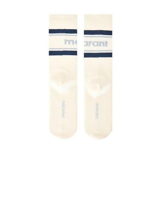 Isabel Marant White Dona Socks