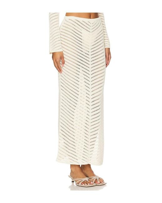 Falda Rafaella En Color Crema Talla En Devon Windsor de color White