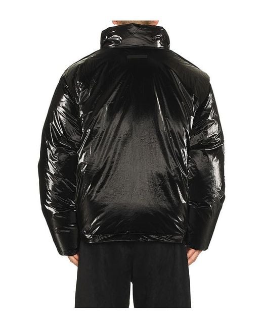 Fear Of God Black Puffer Jacket for men