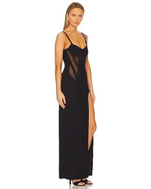 Nbd Black Estrella Maxi Dress
