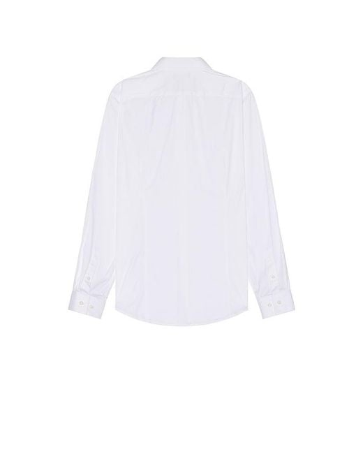 Theory White Sylvain Wealth Shirt for men