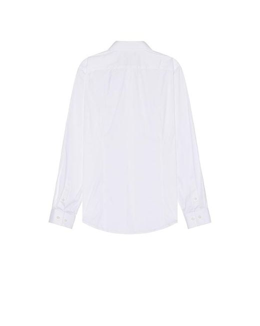 Camisa En Color Blanco Talla (También En M, S, Xl/1X) Theory de hombre de color White