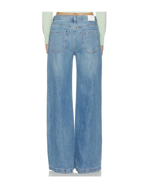 Pistola Blue Jadyn Low Slung Palazzo Jeans With Drawcord
