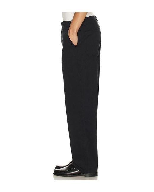 FRAME Black Cotton Chino Pants for men