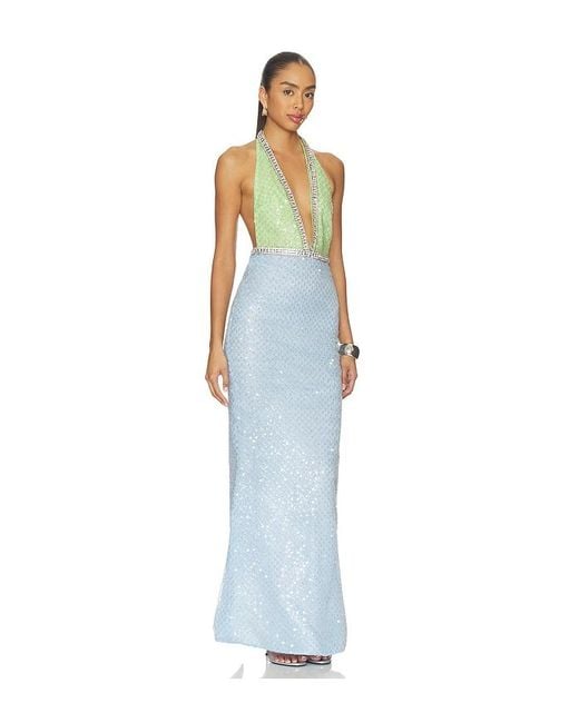 retroféte White Pixi Embroidered Dress