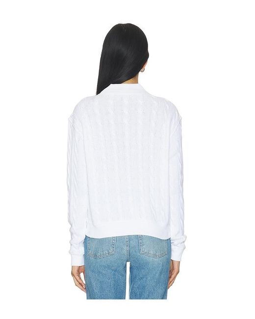 Polo Ralph Lauren White Cotton Long Sleeve Polo