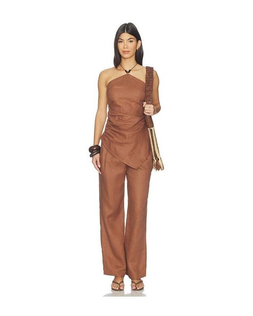 Faithfull The Brand Brown Capriolla Pant
