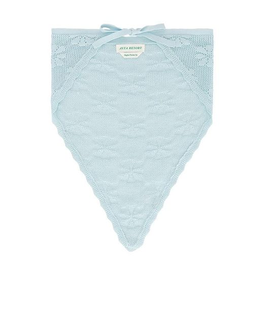 Asta Resort Blue Bruna Crochet Bandana