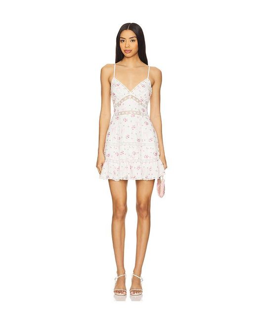 Vestido Solbina En Color Rosado Talla (También En M, Xl) LoveShackFancy de color White