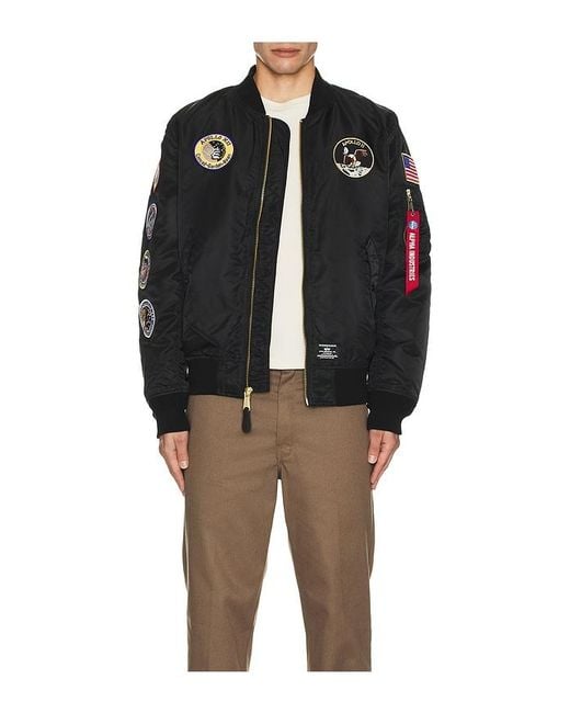 Alpha Industries Black 2B Apollo Gen Ii Flight Jacket for men
