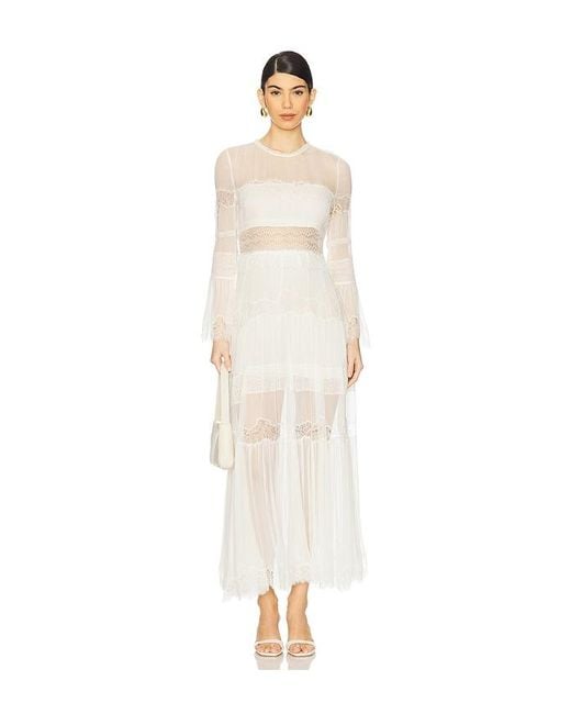 LoveShackFancy White Rosney Dress