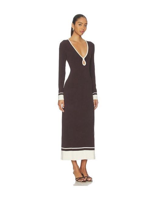 Onia Multicolor Linen Tencel Maxi Dress