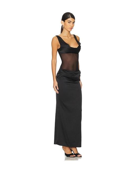 superdown Black Astri Maxi Dress
