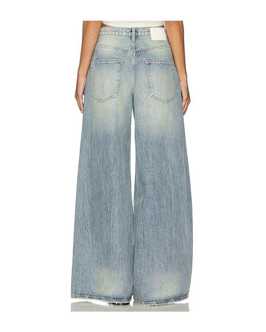 GRLFRND Blue Luna Mid Rise Baggy Jeans