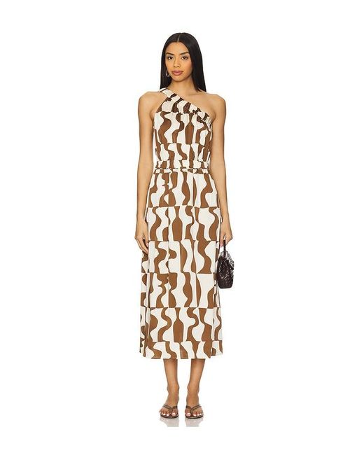 Rails White India Midi Dress