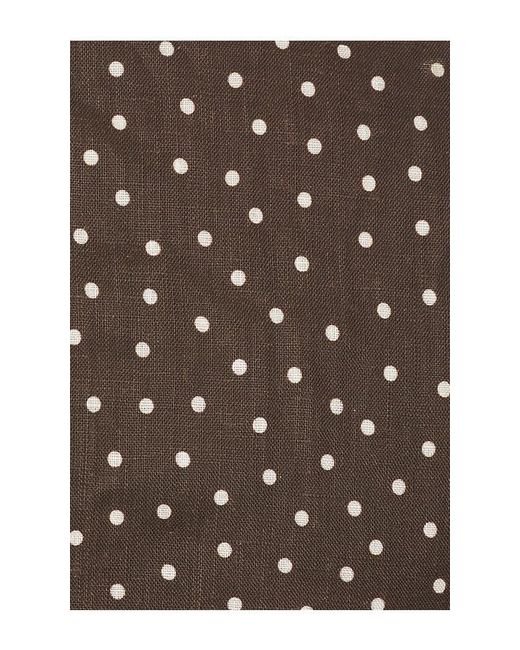 AEXAE Brown X Revolve Linen Boatneck Top
