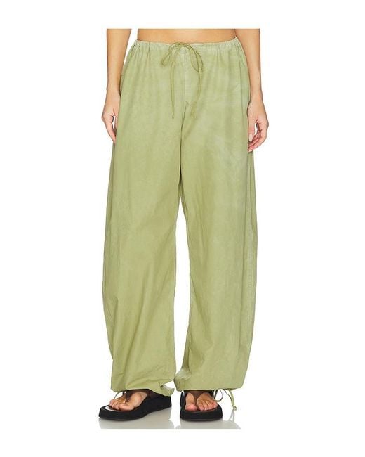 Cotton Citizen Green The Santorini Drawstring Pant