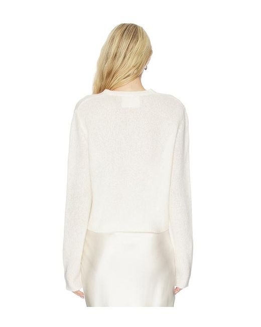Lisa Yang White Felicia Cardigan