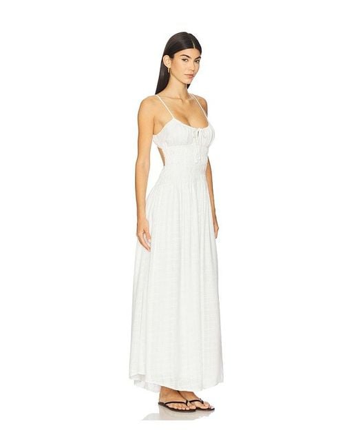 LSPACE White Tala Maxi Dress