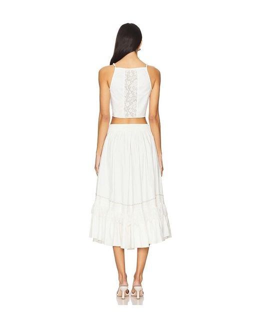 Free People White Maeberrie Set