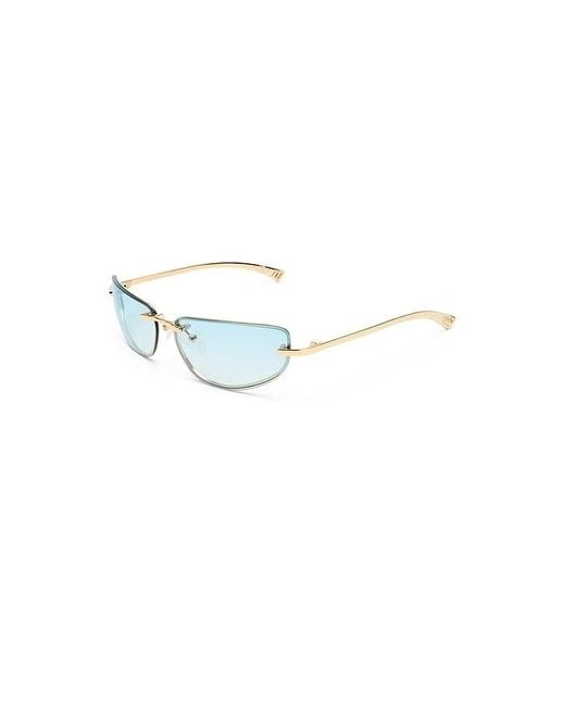 Le Specs Blue Sonnenbrille Bubbles