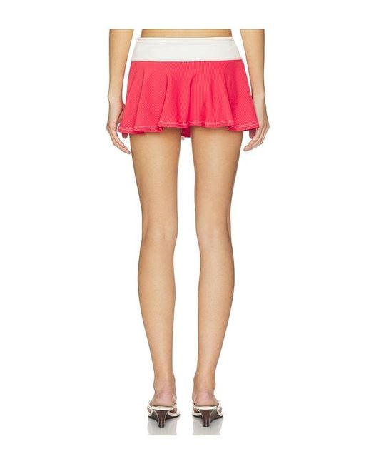 Solid & Striped Red The Malena Skirt