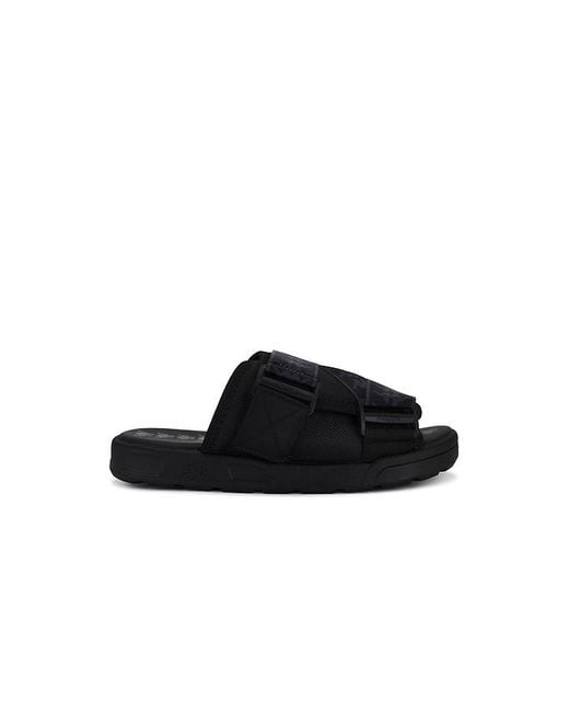 Kappa Black 222 Banda Mitel Slides for men